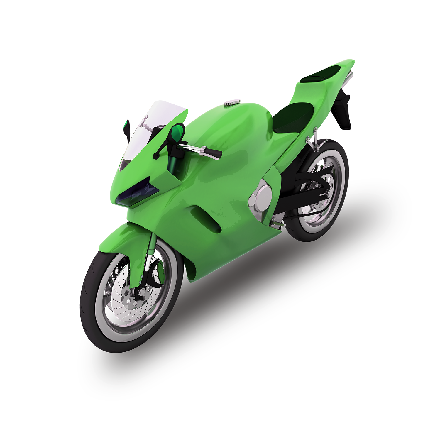 Ubezpieczenie motocykla w HDI Zielony motocykl ubezpieczony w HDI